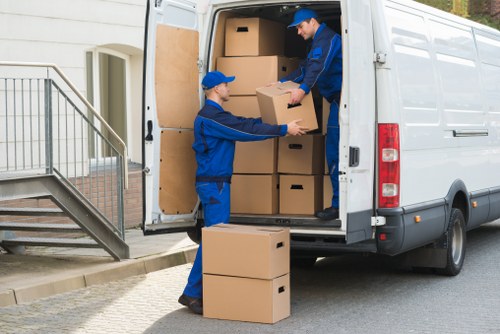 Seasonal home items arranged for household storage in Sladegreen
