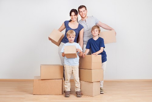 Business records being sorted for long-term document storage in Sladegreen