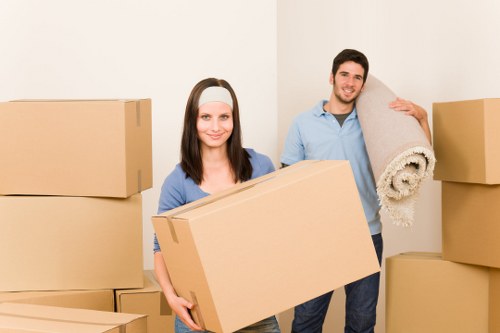 Careful packing and labeling for removals in Sladegreen