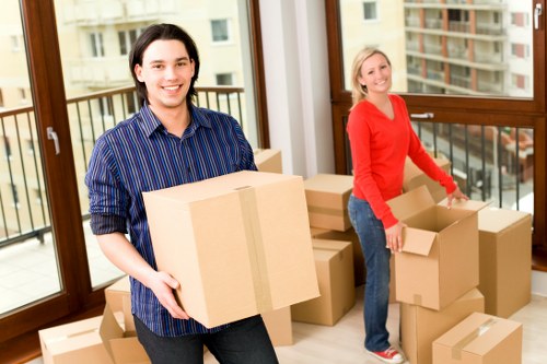 Organised storage for student furniture and seasonal items